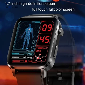Лазерное лечение Смарт-часы с тремя Уровнями мощности Для Мужчин ЭКГ PPG, Мониторинг давления, сердечного ритма, Мониторинг Сна, Умные Часы, Умные Часы для здоровья Изображение 2