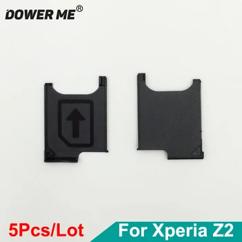 Dower Me 5 шт./лот, Сменный Держатель Слота для sim-карты, Лоток для Sim-карт Для Sony Xperia Z2 L50W D6503 SO-03
