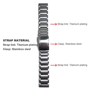 22 мм Титановый металлический ремешок для Samsung Galaxy watch 45 мм/Huawei watch 3 GT2 Титановый ремешок из нержавеющей стали для Amazfit GTR 47 мм Изображение 2