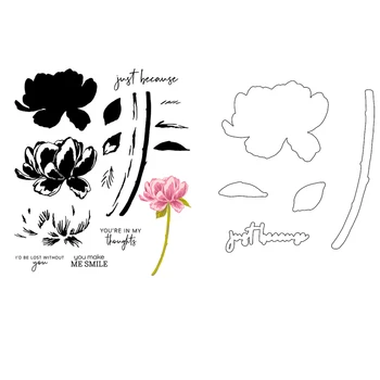 Набор штампов Lush Bloom и координирующие штампы Великолепные цветочные штампы для изготовления открыток в стиле скрапбукинга своими руками Новинка 2021 года