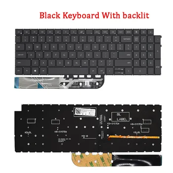 Новая Клавиатура для ноутбука, совместимая с DELL Inspiron 15 5515 7510 16 Plus 7610 15-3511 3515 Изображение 2