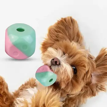 Игрушка для домашних животных, игрушка-дозатор лакомств для собак, прочный, устойчивый к укусам питомец, Протекающий пищевой шарик для зубов, развлечение для щенков, Медленная кормушка, игрушка для собак Изображение 2