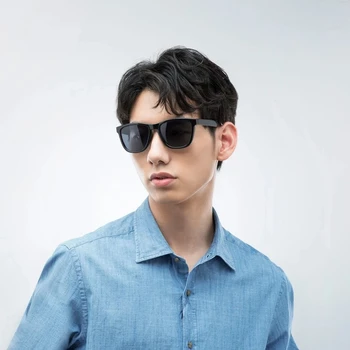 Классические квадратные солнцезащитные очки Xiaomi Mijia/TS Sunglass для езды на открытом воздухе, Мужские И Женские солнцезащитные очки без винта с защитой от ультрафиолета Изображение 2