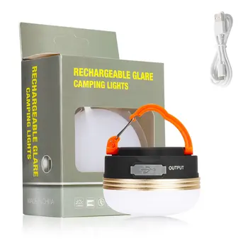 4 шт. светодиодный фонарь для кемпинга палатки лампа 1800 мАч Портативный кемпинг фонари открытый туризм ночной подвесной светильник USB перезаряжаемые