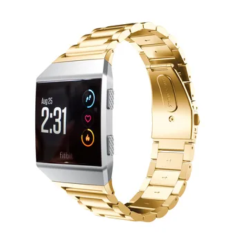 Ремешок для часов Fitbit Ionic из нержавеющей Стали, Металлический Сменный Ремешок для смарт-часов Fitbit Ionic, Ремешок для часов-браслетов Изображение 2