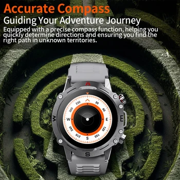 2023 Умные часы Gps Трекер Компас NFC Умные часы для мужчин IP68 Водонепроницаемый вызов Bluetooth 159 спортивных режимов для Huawei Xiaomi Изображение 2