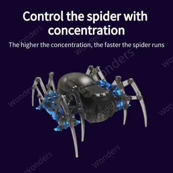 Новые игрушки Brainlink SE Brainwave Spider с длительной выносливостью, оголовье Mindwave, набор для управления разумом, сделай сам, Паровой обучающий набор для детей Изображение 2