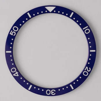 38 мм Керамический безель Запчасти для часов Abalone Watch BGW9 Ультра Синее Светящееся Керамическое кольцо-вставка Аксессуары для часов для Дайверов Изображение 2
