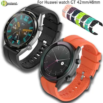 22 мм силиконовый ремешок для часов Huawei Watch GT 46 мм/42 мм/samsung gear s3 спортивные сменные ремешки для наручных часов smartwatch band
