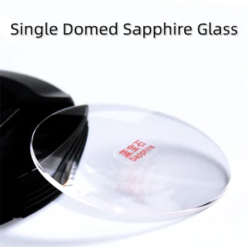 Сапфировое Часовое стекло с одним Куполом Толщиной кромки от 1,0 мм до 1,2 мм, Круглое Стекло Диаметром 40-40,5 мм, Увеличительное Стекло для Часов YZC102