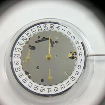 Оригинальный кварцевый механизм ISA 8371 Профессиональный календарь с 6 стрелками 8371 Замена кварцевого часового механизма 8371C Изображение 2