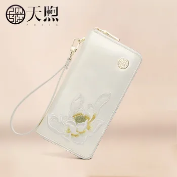 Pmsix Роскошная Брендовая ручная сумка для женщин 2023, Новый Продвинутый Дизайнерский Кожаный кошелек с вышивкой в китайском стиле, Удивительные подарки