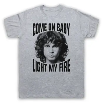 Мужская и женская футболка Jim Morrison Doors Light My Fire, неофициальная рок-легенда