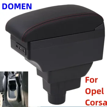 Для Opel Corsa D Подлокотник коробка Для автомобиля Opel Corsa подлокотник спинка Коробка для хранения деталей интерьера Запчасти для модернизации Автомобильные аксессуары