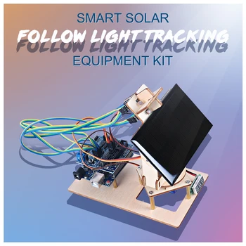 Комплект системы автоматизации солнечного трекера для проекта программирования Arduino Home DIY Научный электронный комплект для детей и подростков, девочек и мальчиков