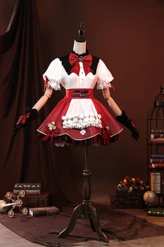 Luckyoubi Game Genshin Impact Klee, костюмы для Косплея, Женское платье для девочек, наряд для вечеринки в честь Хэллоуина