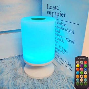Светодиодный красочный светильник для творческой атмосферы, Зарядка по Bluetooth, Ночная лампа, Прикроватная тумбочка для спальни, лампа для кемпинга, лампа для съемки