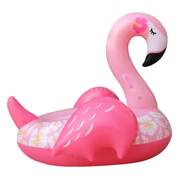 Надувное кольцо для Плавания Giant Flamingo Pool Lounge Бассейн для взрослых, Надувные Матрасы, Спасательный круг, Плот, Круг для плавания, игрушки для водного бассейна Изображение 2