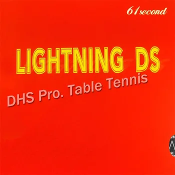 Оригинальная резина 61second Lightning DS без липких косточек из резины для настольного тенниса с губкой для ракетки для пинг-понга Изображение 2