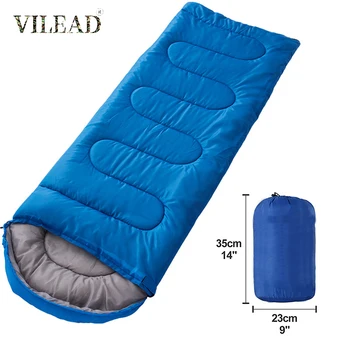 VILEAD Весенне-летний спальный мешок, костюм для кемпинга при температуре 5-15 ℃, спальный коврик для активного отдыха, легкая палатка для пеших прогулок, туристический