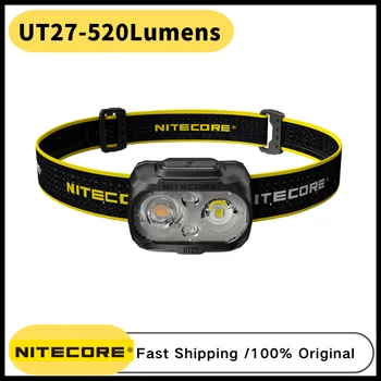 Nitecore UT27 Двухлучевой Fusion Elite 520 Люмен CREE XP-G3 S3 светодиодный Налобный фонарь для Бега + Аккумуляторная батарея HBL-1300mAh