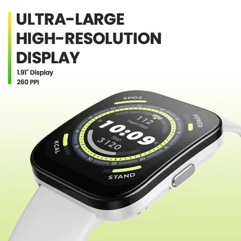 Умные часы Amazfit Bip 5 Alexa с встроенным мощным и точным GPS-отслеживанием, увеличивающие мощность Смарт-часов для телефона Android IOS Изображение 2