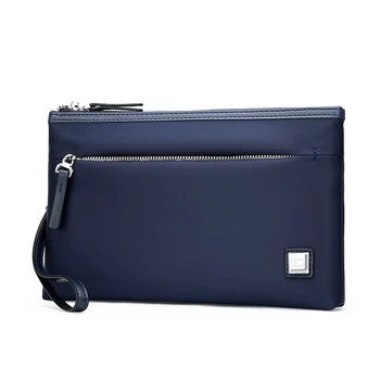 JNKET, новая модная мужская оксфордская сумка-клатч, длинный кошелек на молнии, деловая сумка, клатч большой емкости, съемный браслет Изображение 2