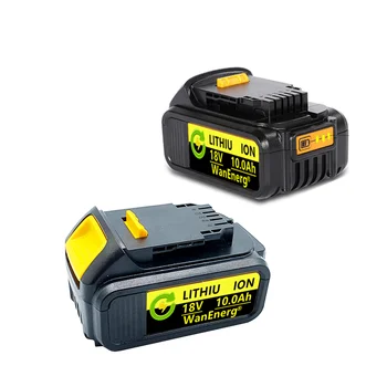 Аккумулятор для электроинструмента 18 В, 10,0 ач, для dcb180 dcb181 dcb182 dcb201 dcb201-2 dcb200-2 dcb204-2 L50, продается 1 Аккумулятор + зарядное устройство Изображение 2
