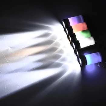 Новый Мини карманный светодиодный фонарик USB Перезаряжаемый Портативный Водонепроницаемый Брелок с белым светом, фонарик для Походов на открытом воздухе, лампа Изображение 2