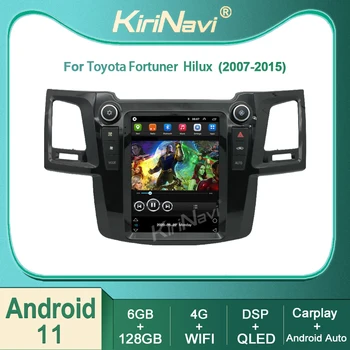 Kirinavi Для Toyota Fortuner Hilux 2007-2015 Android 11 Автомобильное Радио DVD Мультимедиа Видео Автоматическая Навигация GPS Стерео 4G WIFI DSP