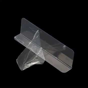 Пластиковый Прозрачный стеллаж для хранения из ПВХ толщиной 1 мм, Разделители для полок, держатель бокового разветвителя в розничных магазинах супермаркетов Изображение 2