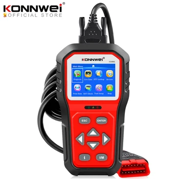 KONNWEI KW860 OBD2 Автомобильный Сканер Obd 2 Автомобильный Диагностический Инструмент Полная Функция Obd2 Автомобильные Инструменты Считыватель кода Двигателя Бесплатное Обновление