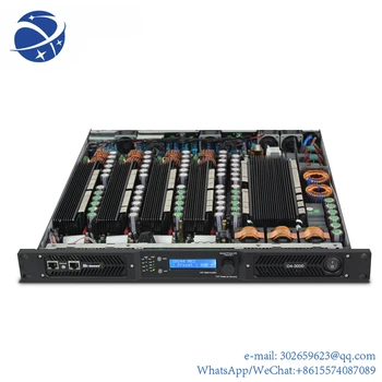 4-канальный цифровой усилитель мощности звука DSP yyhc DSP D4-3000 с аудиопроцессором dsp