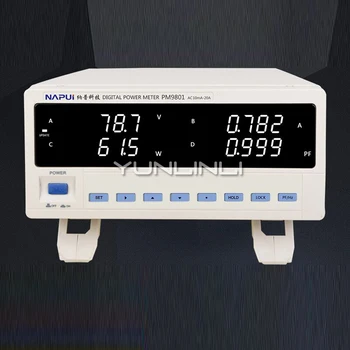 Светодиодный прибор для измерения электрических параметров Napu Измеритель мощности переменного/постоянного тока Гармоническое Коммуникационное Измерительное Оборудование PM9801 Изображение 2