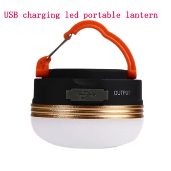 Светодиодный портативный фонарь с USB-зарядкой, светодиодный светильник для кемпинга, подвесной или магнитный светодиодный аварийный светильник Изображение 2