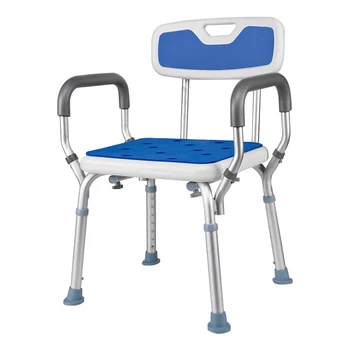 Прямые продажи с фабрики, Антикоррозийное Алюминиевое Кресло для ванны, Кресло для купания пациентов С туалетом для пожилых людей Изображение 2