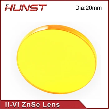 Фокусирующая линза Hunst II-VI ZnSe Диаметром 20 мм FL 50,8 мм 63,5 мм Подходит для гравировки CO2 и аксессуаров для станков для резки