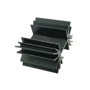 35x42x25,4 мм IC Алюминиевый радиатор Охлаждающее ребро для модульных транзисторов С ребристым радиатором