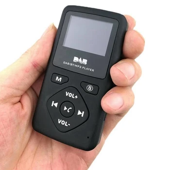 2X DAB/Цифровое радио DAB Bluetooth 4.0 Персональный Карманный FM Мини Портативный Радионаушник MP3 Micro-USB Для Дома Изображение 2
