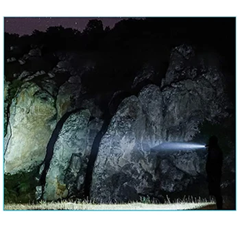 Горячий водонепроницаемый светодиодный охотничий фонарик из алюминиевого сплава, фонарики с 4 цветами подсветки для ночного похода, рыбалки, активного отдыха Изображение 2