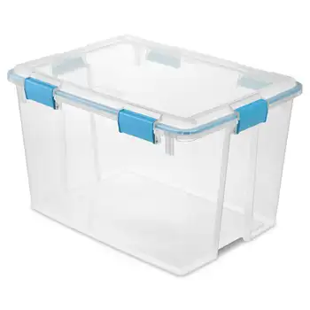80 Qt. Коробка прокладок пластиковая, синий аквариум, набор из 4 штук Изображение 2