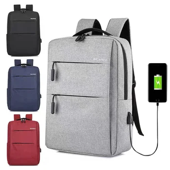 Деловые компьютерные рюкзаки для женщин и мужчин в деловой поездке, сумка большой емкости, водонепроницаемые школьные сумки, рюкзак из ткани Оксфорд