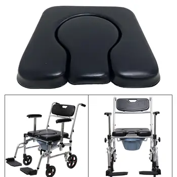 Подушка для сиденья из ПВХ, Съемная Мягкая Подушка для унитаза для кресла-коляски Изображение 2