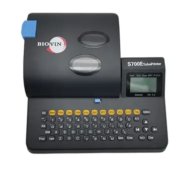 Машина для нумерации строк S700E может быть подключена к машине для маркировки корпусов компьютеров Принтеру с термоусадочной трубкой