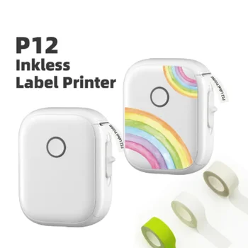 Бесконтактный принтер этикеток P12 Marklife Thermal Barcode Maker Изображение 2