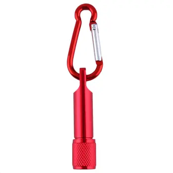 Мини Светодиодный фонарик, красочный алюминиевый водонепроницаемый фонарик, портативный брелок для ключей для кемпинга, охоты, чрезвычайных ситуаций Изображение 2