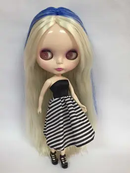 Кукла ню Блит, фабричная кукла Mixde hair, подходит для замены игрушки BJD своими руками для девочек Изображение 2