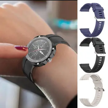 22 мм Ремешок для Huawei Watch GT Cyber Band, мягкий силиконовый браслет, Сменный ремешок для часов С винтом и магнитной отверткой