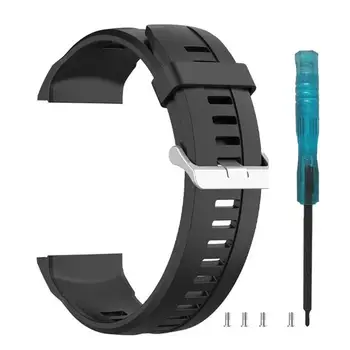 22 мм Ремешок для Huawei Watch GT Cyber Band, мягкий силиконовый браслет, Сменный ремешок для часов С винтом и магнитной отверткой Изображение 2