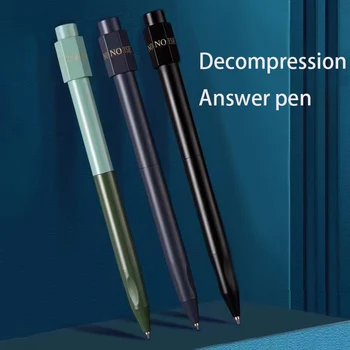 Новая креативная ручка для декомпрессии Металлическая Многофункциональная поворотная ручка Для переноса Высокого Внешнего вида Масляная ручка среднего размера Черная Шариковая ручка
